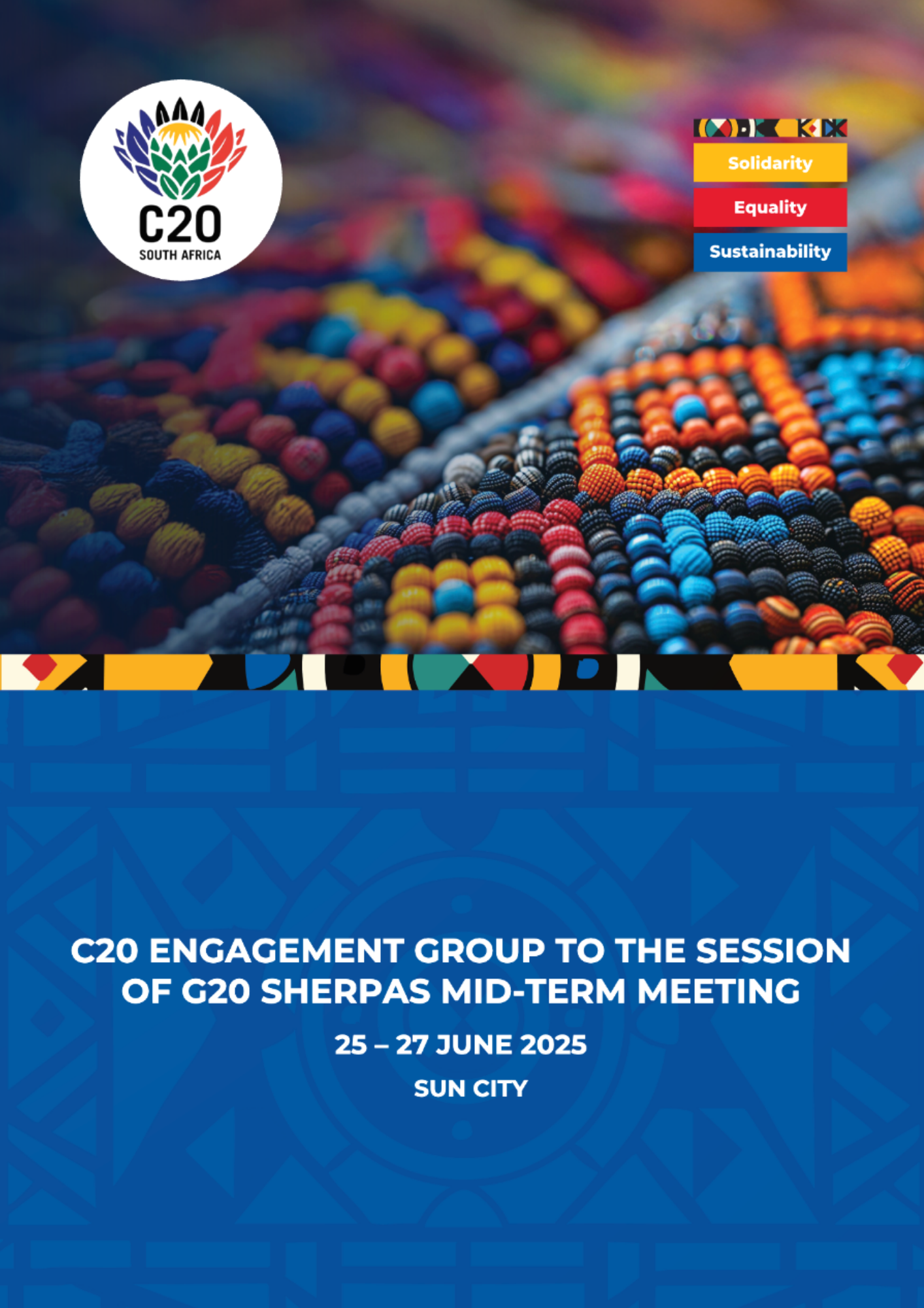C20 ENGAGEMENT GROUP TO THE SESSION OF G20 SHERPAS MID-TERM MEETING