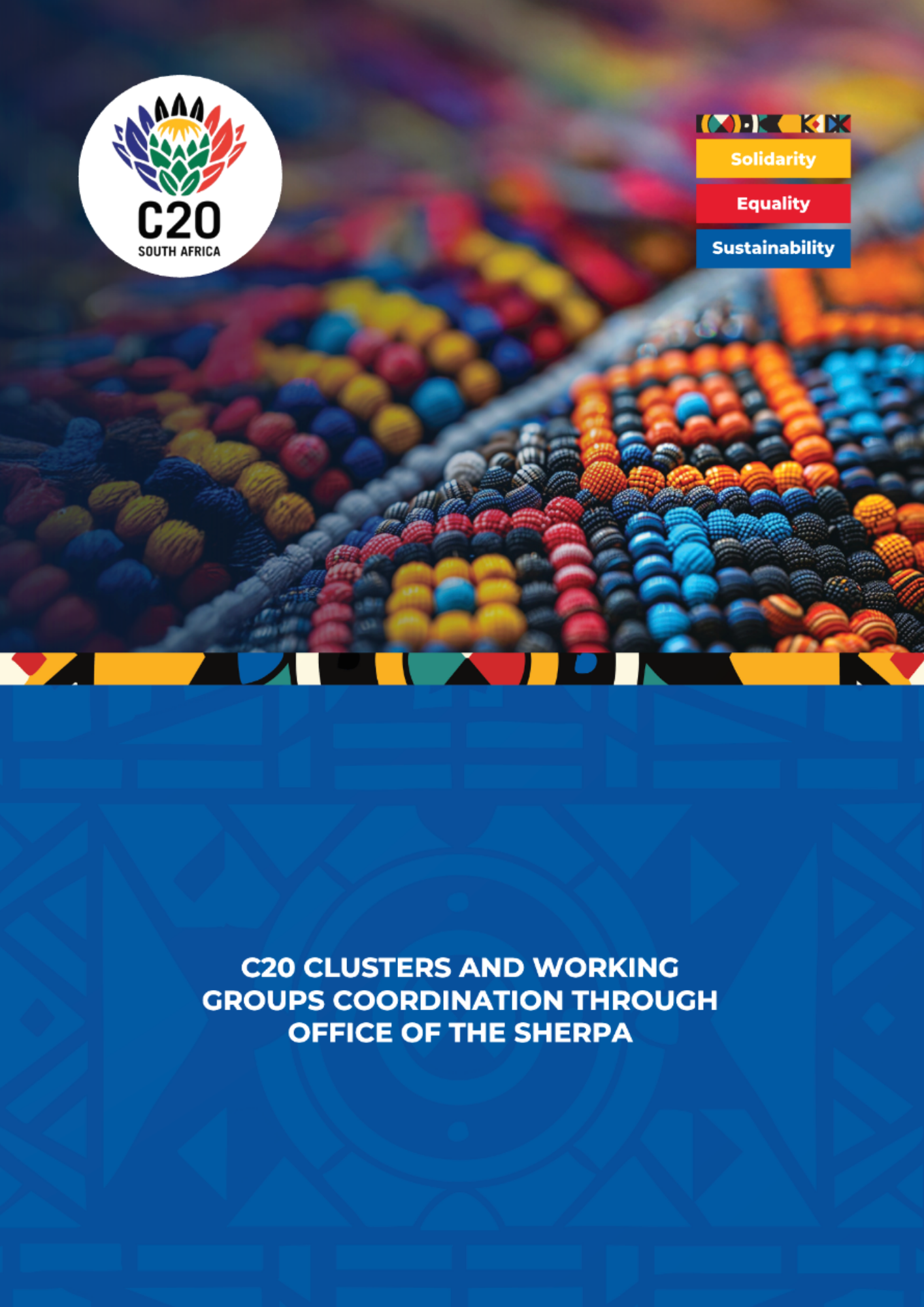 C20 Clusters and Working Groups Coordination through Office of the Sherpa